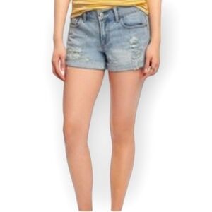 Old Navy Boyfriend Distressed Jean Shorts 6